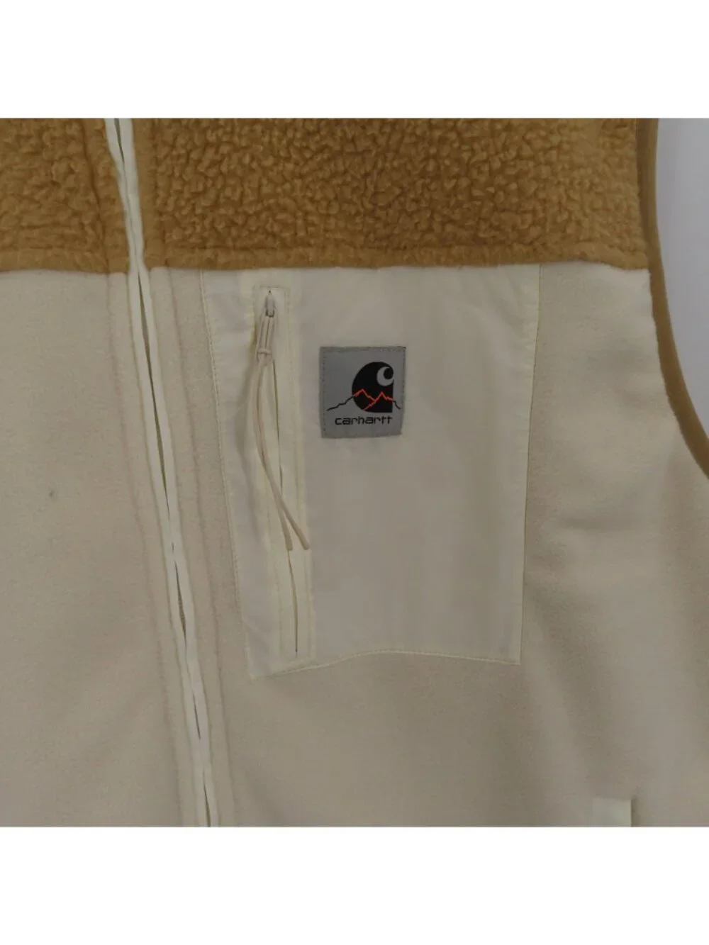 NEW Carhartt Men Large LG WIP Pinnacle Vest Wax Dusty Hamilton Brown A212051